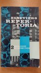Steen, J.c. van der - Elseviers repertoria 2. Biologie - Scheikunde
