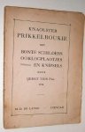 Teis, G. - Knaolster prikkelboukie mit bonte schilders, oorlogplaotjes en knipsels.