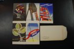 ECA Special Mission - Set of 5 postcards in envelope. Marshall Plan