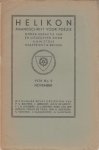 Vestdijk, J. Slauerhoff e.a., S. - Helikon. Maandschrift voor Poëzie. Jaargang 1, nr 9.