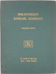 Unknown - Bibliothèque Raphaël ESMERIAN. TOME I à V.  Vente à Paris, palais Galliéra, le mardi 6 juin 1972 .... Vente à Paris, Palais Galliéra ... 18 juin 1974 ... Livres illustrés modernes (1874-1970) ... Très belles reliures