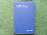 Besant, Annie - LECTURES ON POLITICAL SCIENCE