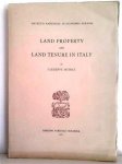 MEDICI Giuseppe - Land property and land tenure in Italy