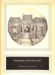 Vroedt, Lex de - Wandeling door Oud Delft, gesigneerd