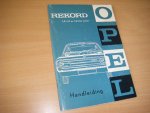  - Opel Record 1,5 - 1,7 en 1,9 liter motor. Handleiding