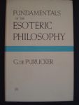 Purucker, G. de - Fundamentals of Esoteric Philosophy