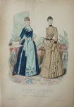  - La mode illustrée Originele litho Toilettes de Mme Gradoz