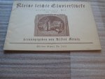 Kreutz, Alfred (Hrsg.) - Kleine leichte Klavierstucke verschiedener Art (um 1750) Edition Schott N0. 2425