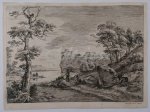 BOISSIEU, JEAN JACQUES DE, - River landscape with goatherd