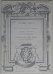 Arnold Denis Für praktischen Gebrauch eingerichtet - Madrigali di Claudio Monteverdi Sämtliche Madrigale Complete Madrigals Hor Ch'el Ciel e La Terra a 6 voci con doi Violini 2 talig Duits Engels