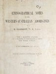 Clement, E. - Ethnographical notes on the Western-Australian Aborigines