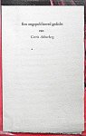 Gerrit Achterberg. - Een ongepubliceerd gedicht van Gerrit Achterberg.