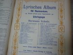 Scholz; Hermann - Lyrisches Album fur Harmonium. Band I: 34 Uebertragungen  /  Band II: 33 Uebertragungen