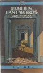 Timothy Findley - Famous last words Timothy Findley - Famous last words