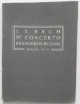 Bach J S - J S Bach IV Concerto Brandebourgeois sol majeur  G major G dur