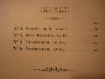 Beethoven; Ludwig von (1770 – 1827) - Original-Compositionen zu 4 Handen
