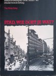 Seng, Yap Hong - Stad wie doet je wat? Beschouwingen over buurt- en stadsvernieuwing