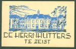 Evangelische broedergemeente - (BROCHURE) De Hernhutters te Zeist
