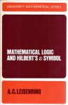 LEISENRING, A.C. - Mathematical Logic and Hilbert's E-Symbol.