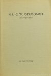 OPZOOMER, C.W., VEER, H. VAN 'T - Mr. C.W. Opzoomer als wijsgeer.