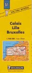 Michelin Travel Publications - MICHELIN 051 CALAIS LILLE BRUXELLES