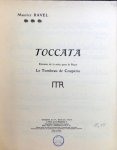 Ravel, Maurice: - Toccata. Extrait de la suite pour le piano Le tombeau de Couperin
