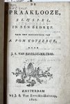 [Esveldt Holtrop, Jan Steven van (vert.)]; August  von Kotzebue - Theatre play 1807 | De spraaklooze, blijspel, in één bedrijf. Vertaald uit het Duits. Amsterdam, Jan Steven van Esveldt Holtrop, 1807.