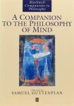 GUTTENPLAN, S., (ED.) - A companion of to the philosophy of mind.