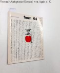 Zeitschrift für Gestaltung: - Form 64. Zeitschrift fur Gestaltung. IV - 1973
