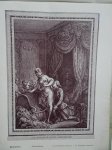 Baudouin, Boilly, Boucher a.o. (ed.). - Le Musee Galant du Dix-Huitième Siècle. Album. No. 1, 2, 4, 5, 6, 7, 10. Facsimilés d'estampes originales en noir et en couleur.