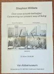  - Poster: Stehen Willats. Over onze actuele leefwijze / Concerning our present way of living. Centraal Woningbeheer Echternachlaan Eindhoven. 22.05 tm 29.06.80. Van Abbemuseum.