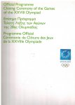 Zacharatos, Michales - Official Programme Closing Ceremony of the Games of the XXVIII Olympiad