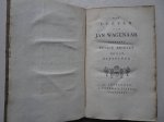 Wagenaar, Jan. - Het Leeven van Jan Wagenaar. Benevens Eenige Brieven van en aan Denzelven.