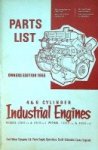 Ford Motor Company - Parts List Ford 4 & 6 Cylinder Industrial Engines Diesel 3611 cc and 5416cc, Petrol 3200 cc and 4888 cc