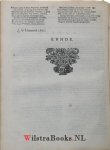 Lodenstein [Lodensteyn, Lodensteijn], Jodocus van - Beschouwinge van Zion: ofte Aandagten en Opmerckingen over de tegenwoordigen toestand van 't Gereformeerde Christen Volck. Gestelt in eenige t'Samen-spraken. Den III. Druck. BEVAT met aparte titel: J. van Lodensteyns, Geestelicke Gedagten, Na ...