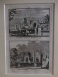 Alkmaar. - Kennemer-Poort te Alkmaar, 1726/ Vriesche-Poort te Alkmaar, 1726.