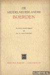 Kruyskamp, Dr. C. - De middelnederlandse boerden