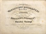 Czerny, Carl: - [Op. 25] Introduction et variations brillantes pour le piano-forte à 4 mains sur la cavatine favorite (Ah come nascondere) chantéee par Mr. David dans l`opera, Corradino, de Rossini. Oeuvre 25. Seconde edition nouvelle et exacte