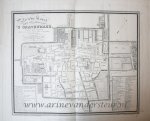 Daniel Veelwaard II (1796-1868) - [Cartography The Hague, antique print, etching] Nieuwe Kaart der Residentie 'S GRAVENHAGE (plattegrond van Den Haag), published 1830.