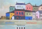 Toon Hermans - mariablauw boerderijenwit klaproosrood