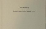 Achterberg, Gerrit. - Kwatrijn nr. 10 uit Osmose, 1941.