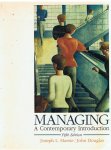 Massie, Joseph L. / Douglas, John - Managing - a contemporary introduction