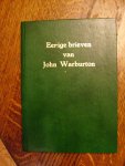 Warburton John - Eenige brieven van John Warburton