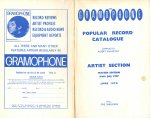 McCarthy, Albert (compiled) - The Gramophone popular record catalogue.
