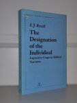 Revell, E.J. - The designation of the individual. Expressive usage in Biblical Narrative