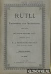Boneschanscher, E.J. - Rutli. Liederenboek voor mannenkoren