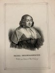  - Maria Reigersbergen, portrait of the wife of Hugo Grotius/Hugo de Groot, lithograph by Soetens, La Haye (Den Haag)