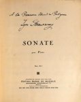 Strawinsky, Igor: - Sonate pour piano [ed. Albert Spalding]