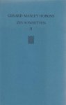 HOPKINS, Gerald Manley - Zes Sonnetten II. Ingeleid en vertaald door Frans van de Wiel. (Bibliofiele uitgave in 80 exemplaren).