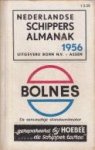 KEIJZER, T.P. (ONDER REDACTIE VAN) - Nederlandse Schippers-almanak voor het jaar 1956. Jaarboekje der Koninklijke Schippersvereniging Schuttevaer" 60e jaargang"